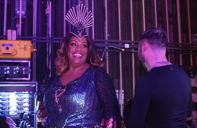 Alison Hammond at Jack and the beanstalk