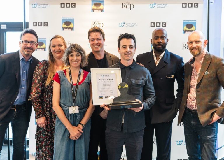 Victoria Wood Awards - Group shot with Eugene O'Hare (Winner) - 0397