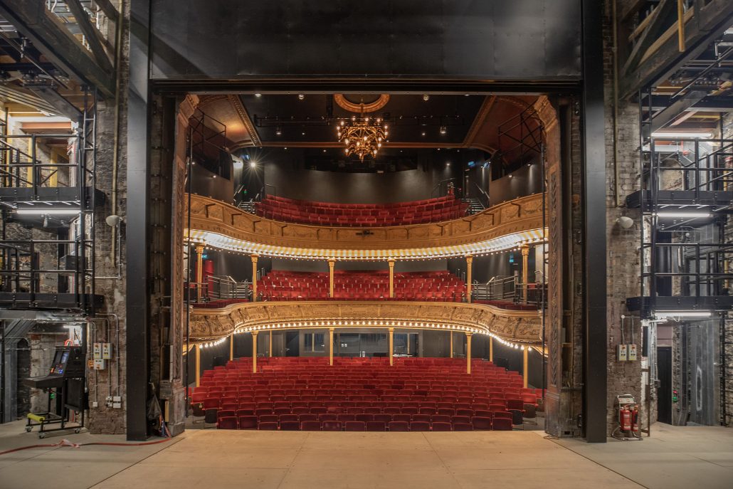 Citizens Theatre Auditorium from stage - Credit Mike Hume