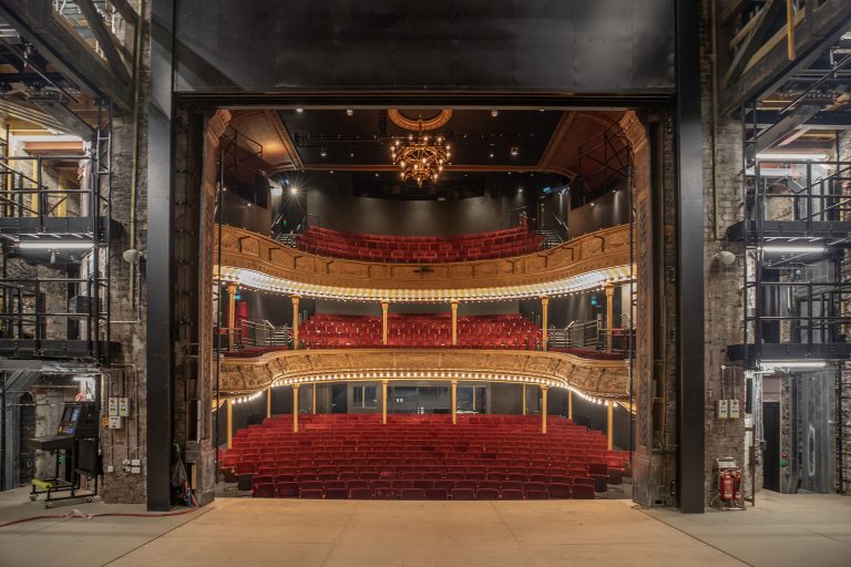 Citizens Theatre Auditorium from stage - Credit Mike Hume