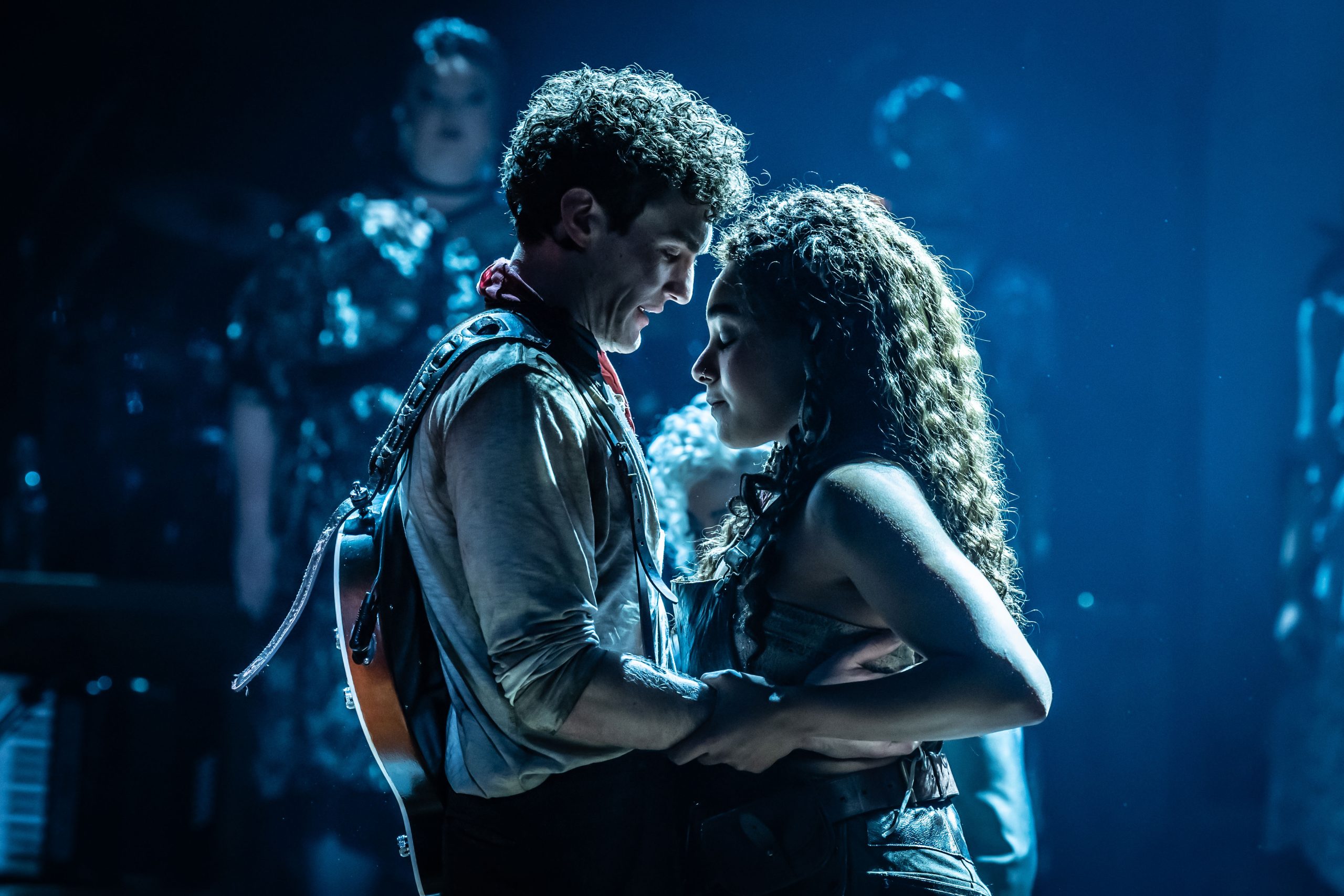 Hadestown at Lyric Theatre. Donal Finn and Grace Hodgett-Young (Original West End Cast). (c) Marc Brenner